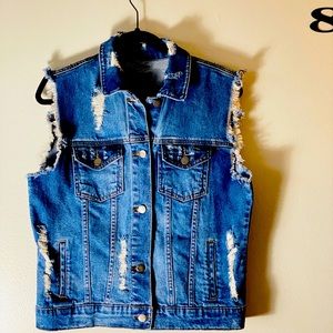 Wild fable denim vest